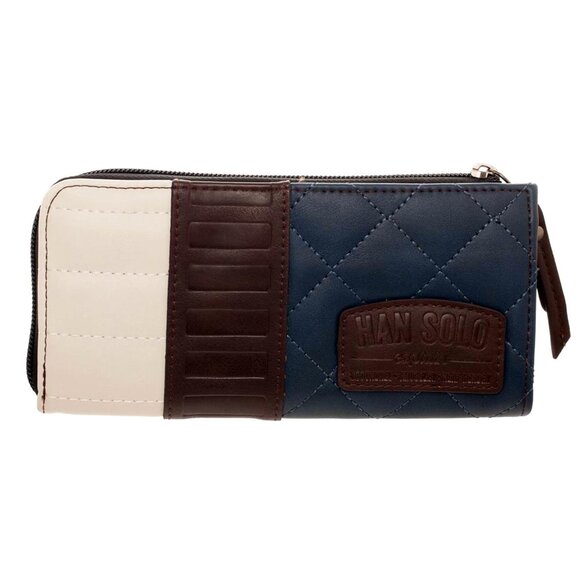 Rare Star Wars Han Solo Hoth Wallet Zip Around Quality Faux Leather Rebels NEW - Picture 2 of 6